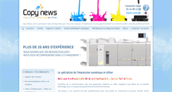 Desktop Screenshot of copynews.fr