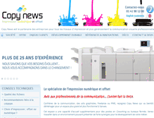 Tablet Screenshot of copynews.fr